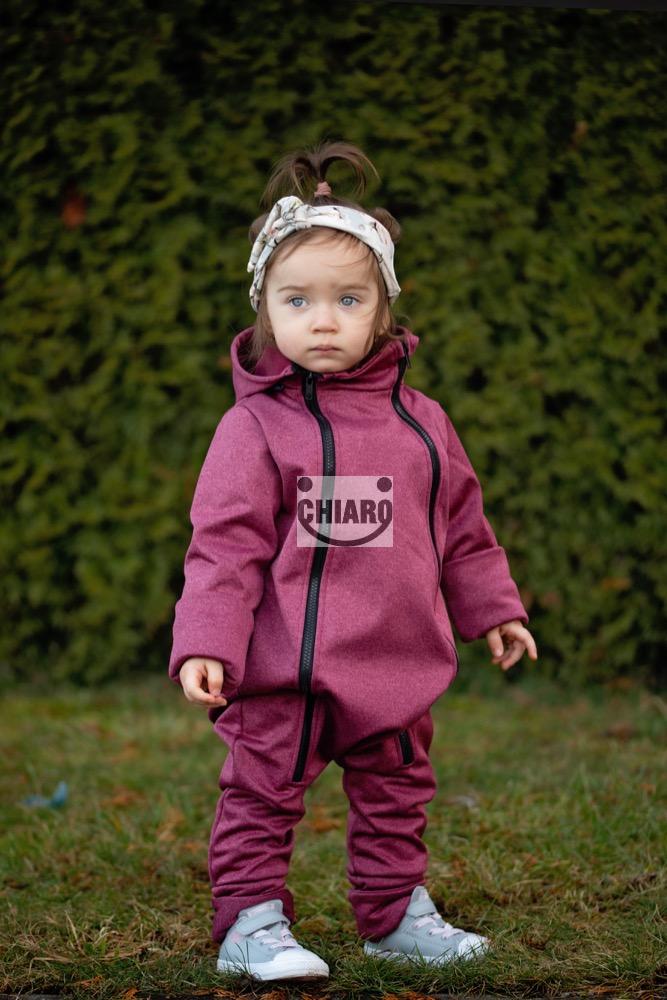 Stylový rostoucí softshellový overal  Kostka holka