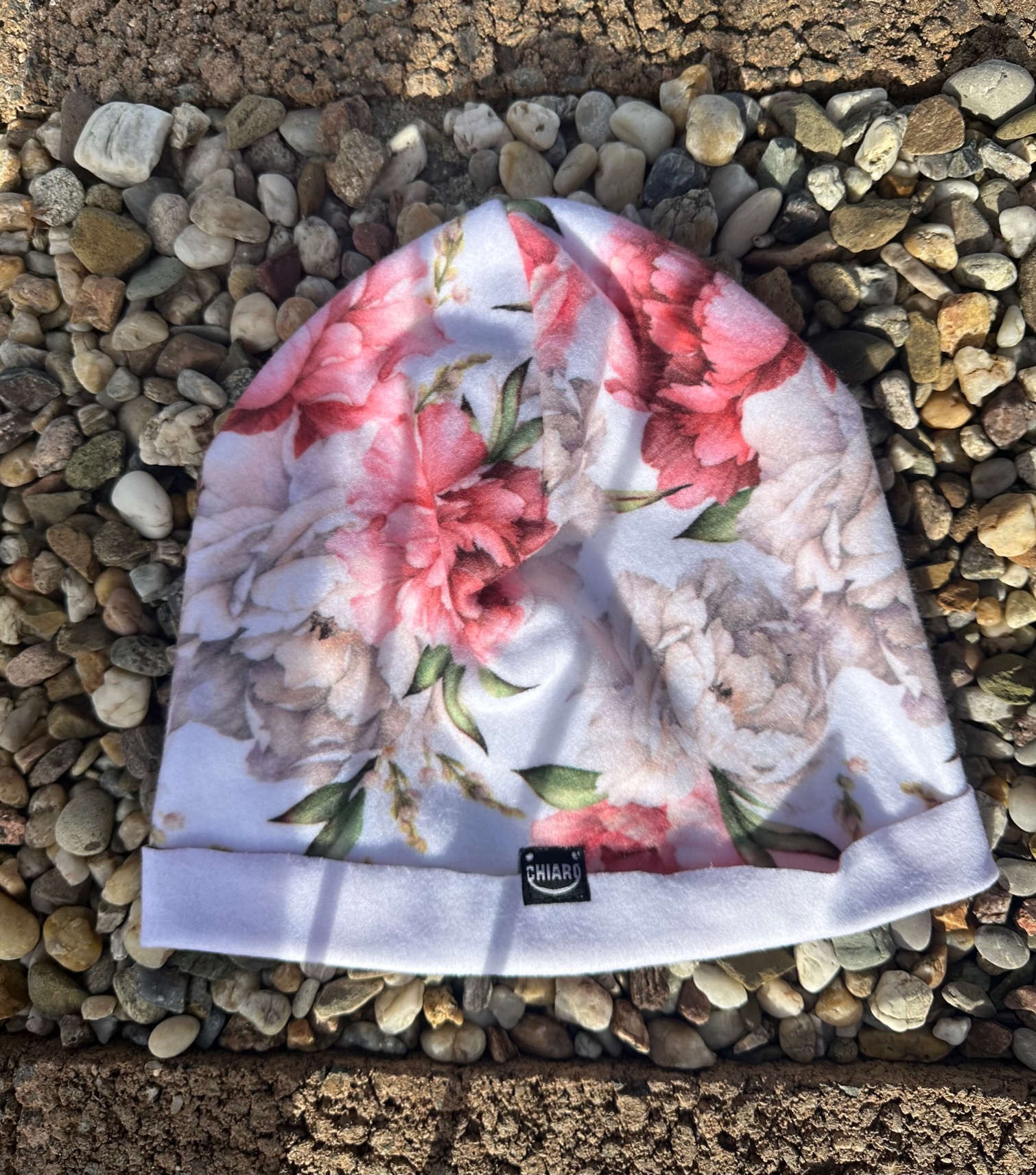 Stylová čepice Basic Fleece FLOWERS