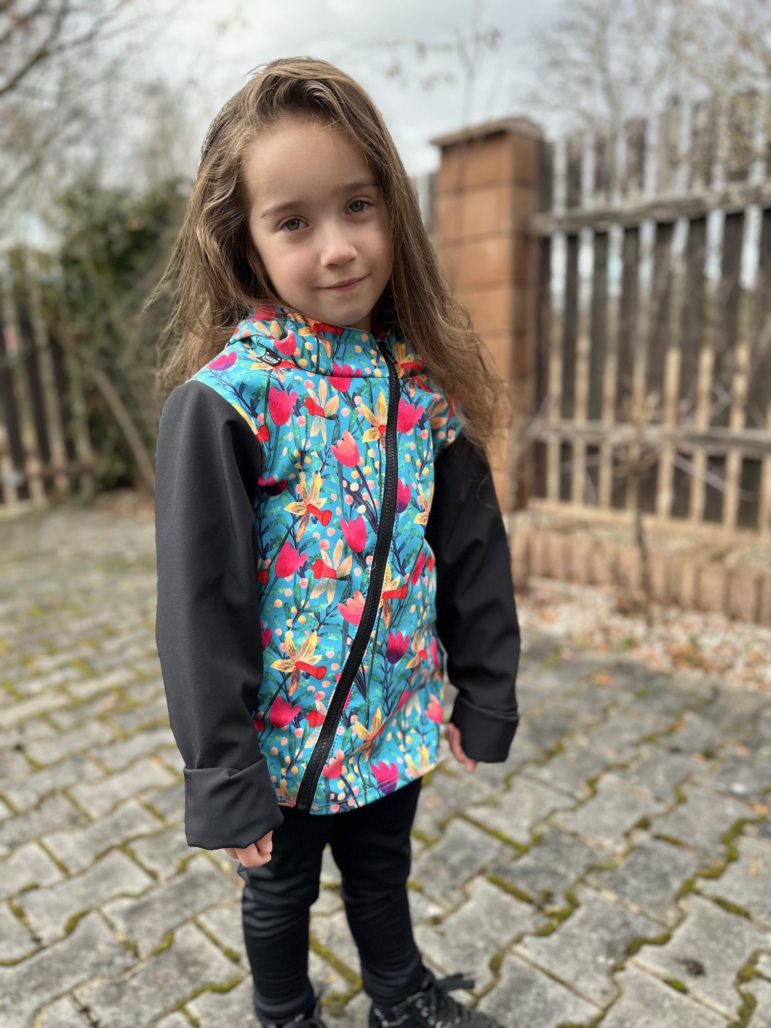 CHIANA KAPU Tulipány Rostoucí  Softshellová Bunda 