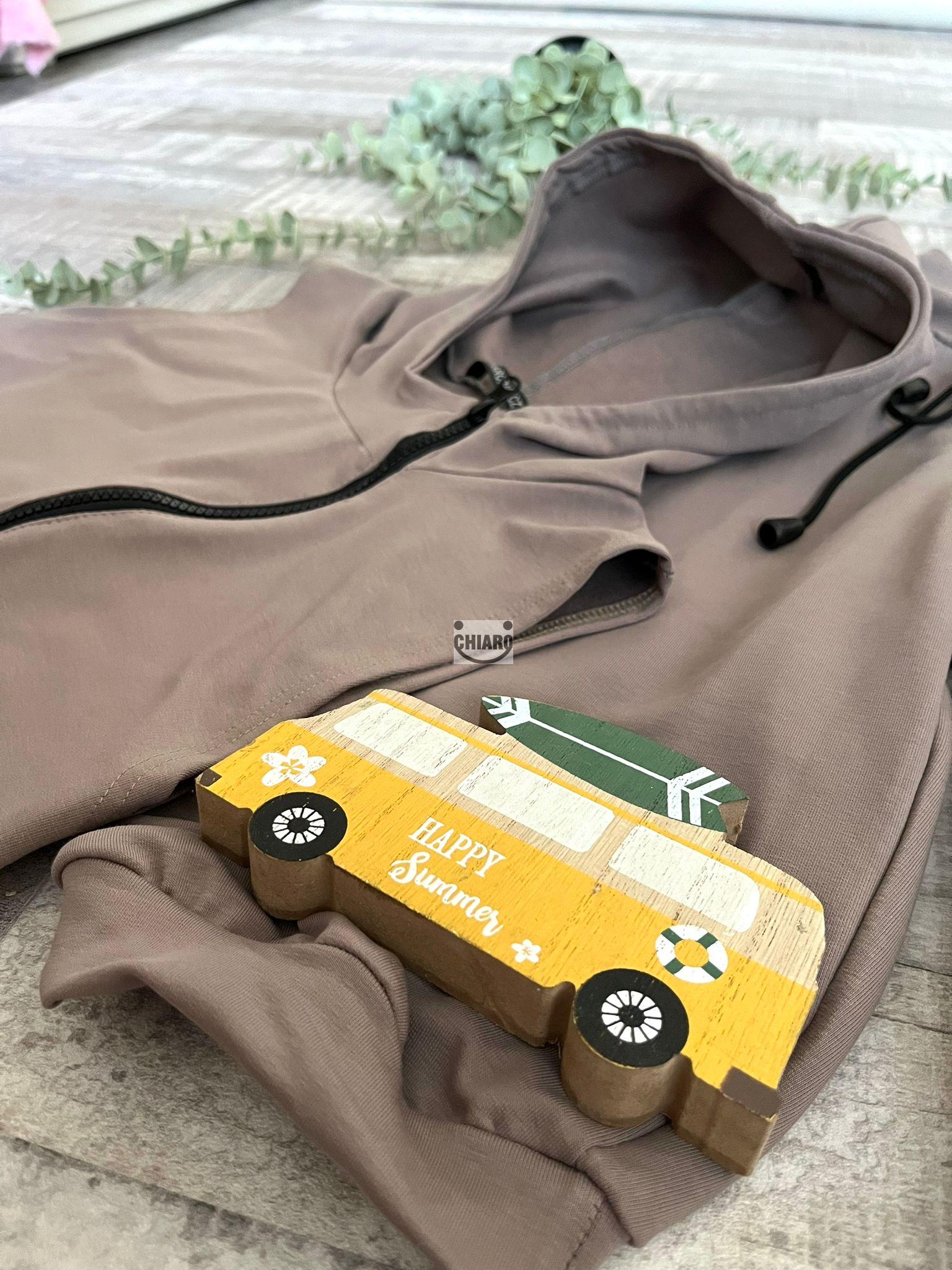 CHex tepláková vesta s kapucí